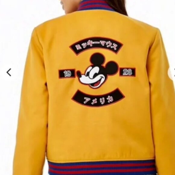 Disney X Forever 21 1 Anniversary Mickey Mouse Varsity Jacket - Picture 1 of 12